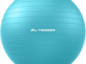Trideer Yoga Ball for Exercise, Pilates, Core & Balance Training, Stability Ball for Pregnancy & Birthing Prep, Physical Therapy, Daily Stretching, Office Chair for Active Sitting, Quick Pump Included