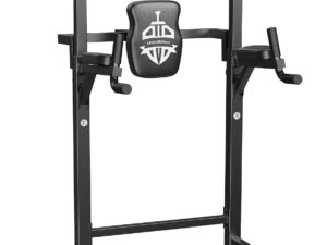 Sportsroyals Power Tower Pull Up Bar Station, 450LBS Stable Pull Up Dip Station for Home Gym Strength Training Equipment | FED Fitness