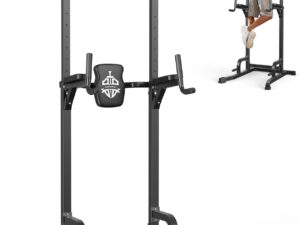 Sportsroyals Power Tower Pull Up Bar Station, 450LBS Stable Pull Up Dip Station for Home Gym Strength Training Equipment | FED Fitness