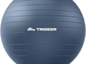 Trideer Yoga Ball for Exercise, Pilates, Core & Balance Training, Stability Ball for Pregnancy & Birthing Prep, Physical Therapy, Daily Stretching, Office Chair for Active Sitting, Quick Pump Included