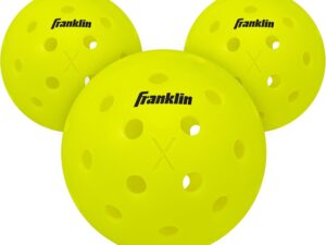Franklin Sports X-40 Outdoor Pickleballs - Official Ball of USA Pickleball, APP Tour + US Open - Regulation Size