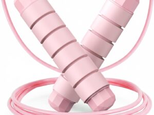 Jump Rope, Tangle-Free Rapid Speed Jumping Rope Cable with Ball Bearings for Women, Men, and Kids, Adjustable Steel Jump Rope with Foam Handles for Home Gym Exercise Fitness Workout Equipment & Slim Body