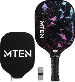 Pickleball Paddles Set of 2 or Single Paddle \u2013 USAPA Approved Fiberglass Surface Pickleball Rackets Set for Men & Women