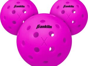 Franklin Sports X-40 Outdoor Pickleballs - Official Ball of USA Pickleball, APP Tour + US Open - Regulation Size