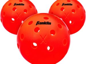 Franklin Sports X-40 Outdoor Pickleballs - Official Ball of USA Pickleball, APP Tour + US Open - Regulation Size
